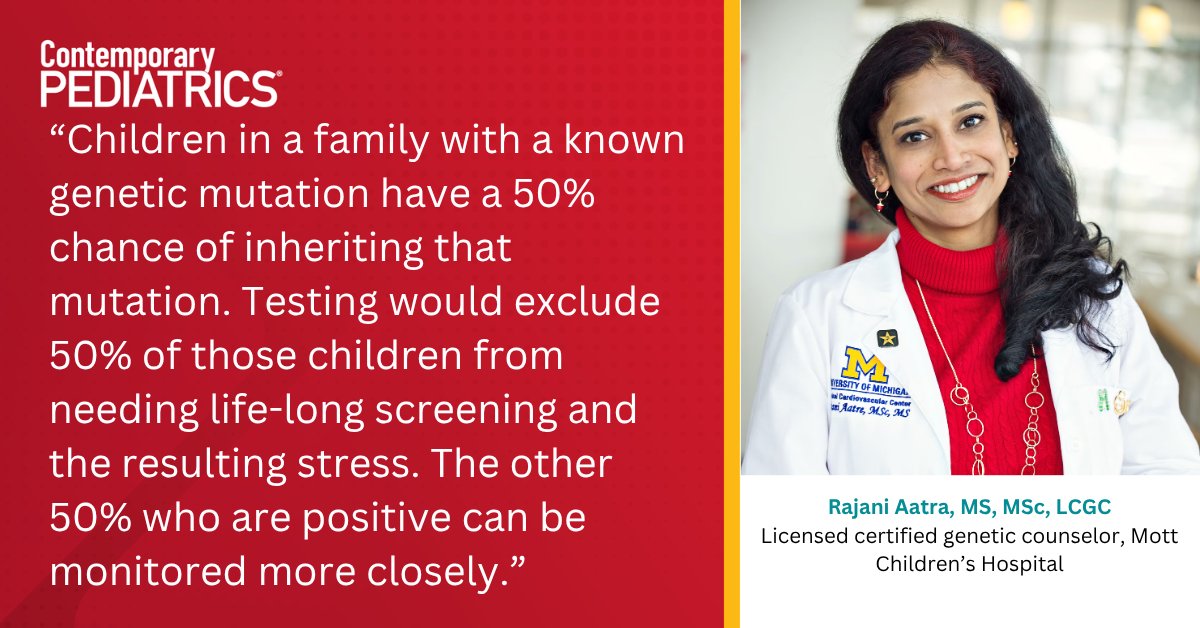 Rajani Aatra, MS, MSc, a licensed and certified #genetic counselor @mottchildren explains how early genetic testing is being recognized as an important tool for improving long-term outcomes in children at risk for inherited connective tissue disorders.

hubs.ly/Q03T_cLZ0