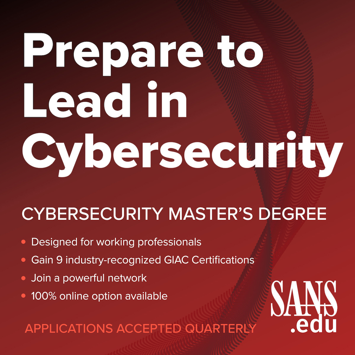 sans_isc's tweet image. Ready to boost your cybersecurity skills? 
Apply now: my.sociabble.com/zWPUemtd9P3LB #CyberSecurity #SANS #GIACAC