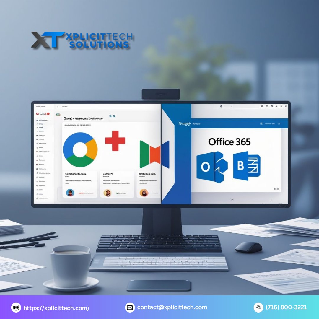 xplicittech's tweet image. ⚙️ Wednesday Spotlight: Office 365 / Google Workspace Setup

Less chaos, more collaboration. 💻
We’ll handle the setup so you can handle success. 

#XplicitTech #ITSupport #Office365 #GoogleWorkspace #TechTips