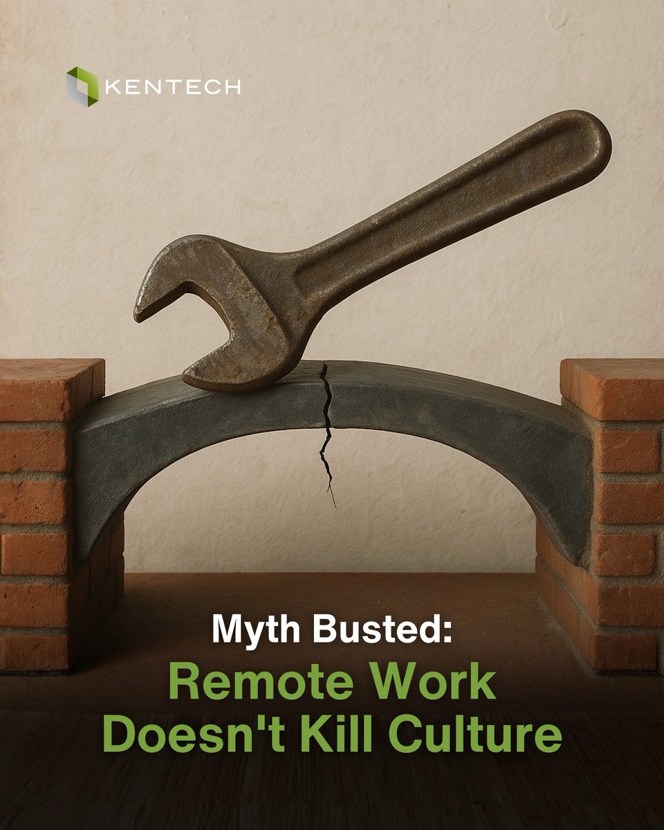 KennethCoats14's tweet image. 🧠 Myth: Remote Work Kills Culture  
✅ Truth: Bad management kills culture.  

Culture isn’t location-dependent. It’s built on trust, structure &amp;amp; shared expectations.  

📥 Fix it with the FREE TalentIQ assessment → hubs.ly/Q03SxRJZ0  
#RemoteWork #Leadership  #KENTECH