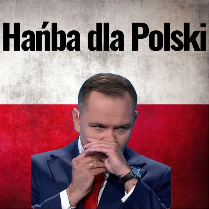 <a href="/LeskiewiczRafa/">Rafał Leśkiewicz</a> <a href="/NawrockiKn/">Karol Nawrocki</a> Wsadźcie sobie w dupę wypowiedzi, kibola o nienachalnej inteligencji, udającego prezydenta. To są wypowiedzi dla waszych tępych wyborców. Wciąż zapominacie, że poza waszymi baranami, 2/3 Polaków potrafi myśleć samodzielnie i nie kupuje tego kitu Nawrockiego. Czyny się liczą.