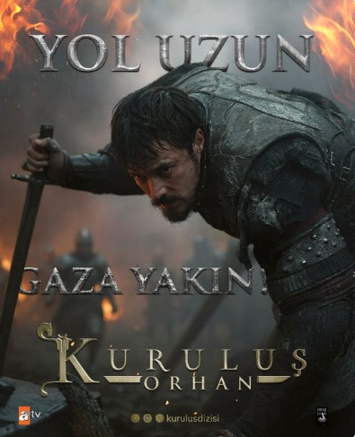 Sancağı kaldırdığı her sahnede tüylerim diken diken oluyor. Orhan Bey’in yürüyüşünde bile devletin ağırlığı var. #KuruluşOrhan