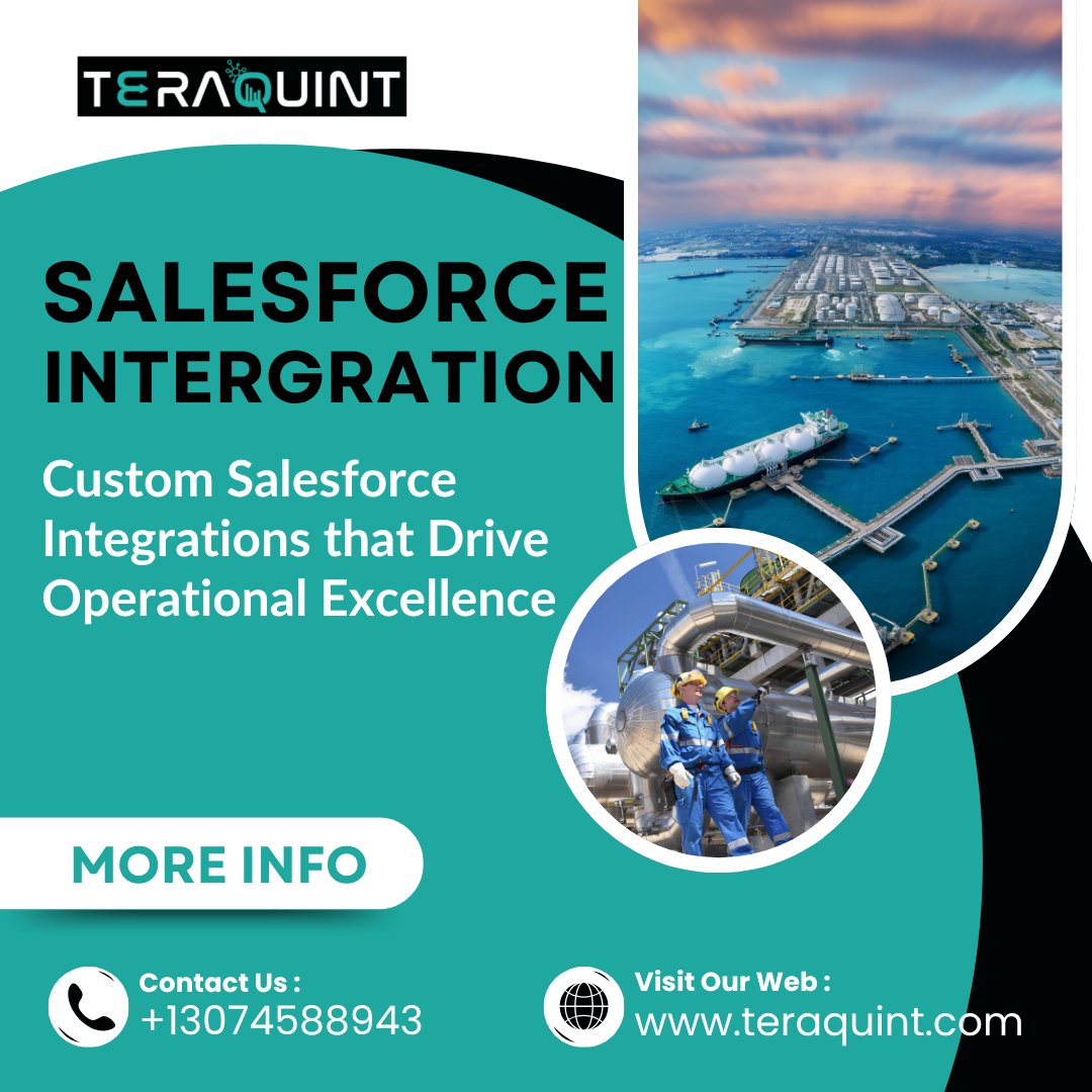 TeraQuint's tweet image. Drive operational excellence with powerful Salesforce integrations built around your business needs.
From automation to system connectivity, TeraQuint helps you work smarter and faster.
📞 +1 307-458-8943
🔗 bit.ly/48cJZ3C

#TeraQuint #SalesforceIntegration