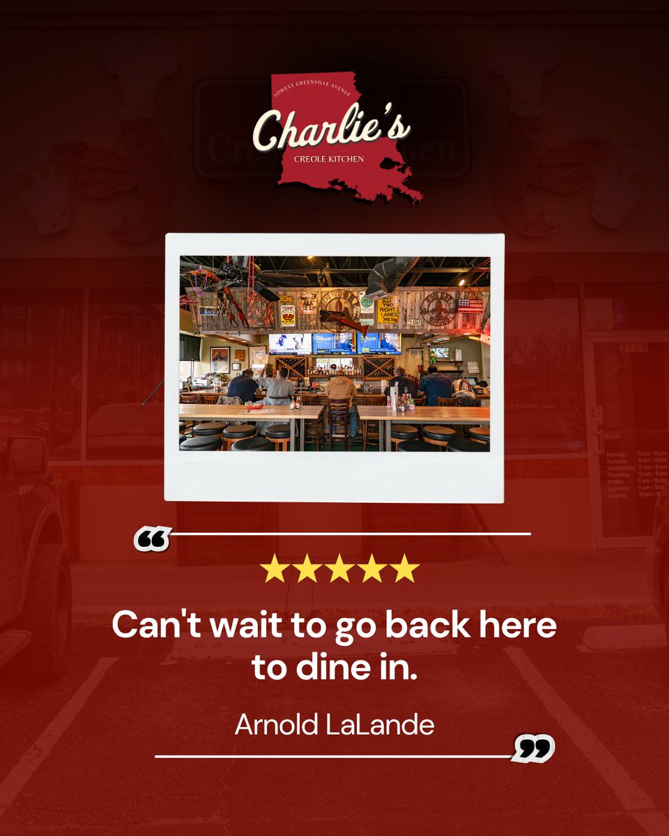 CCKDallas2129's tweet image. 💬 What keeps you coming back to Charlie's? Share your favorite dish in the comments!

 #CharliesCreoleKitchen #DallasEats #CreoleCuisine #DallasTX #CajunCuisine