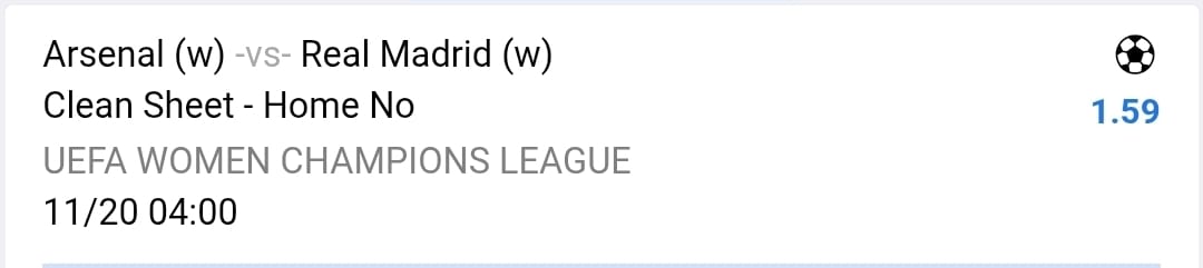 JS7_Official's tweet image. UEFA Women&apos;s Champions League

Real Madrid is looking to bounce back after a painful 4-0 tymping by Barcelona last weekend!

Expect a close battle and hopefully goals galore! However I expect Arsenal to win this; I do expect Real Madrid to score!