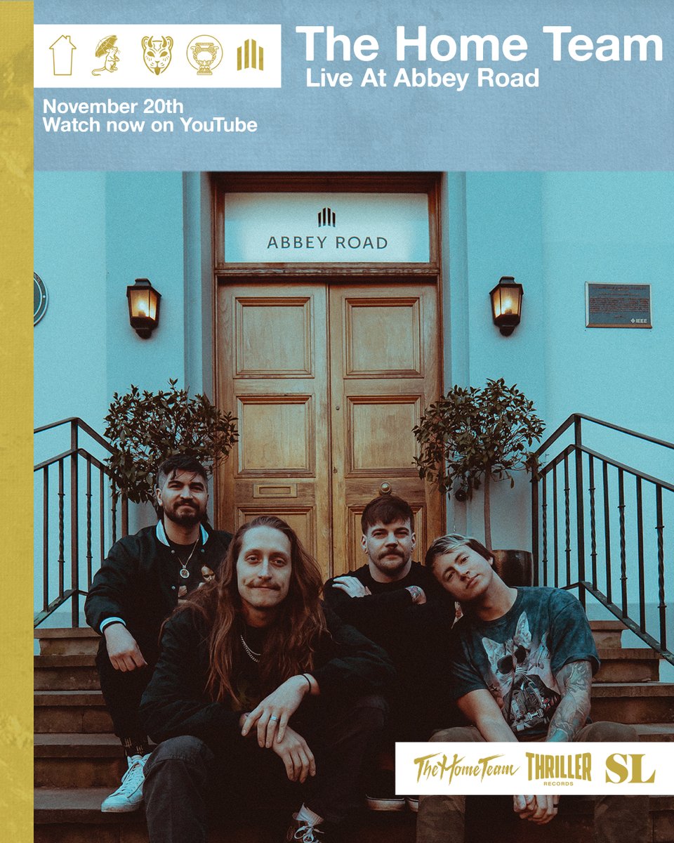 🔴 Premiering now: The Home Team Live at Abbey Road! Join the premiere and chat along with the band: youtube.com/watch?v=EGB3xo…