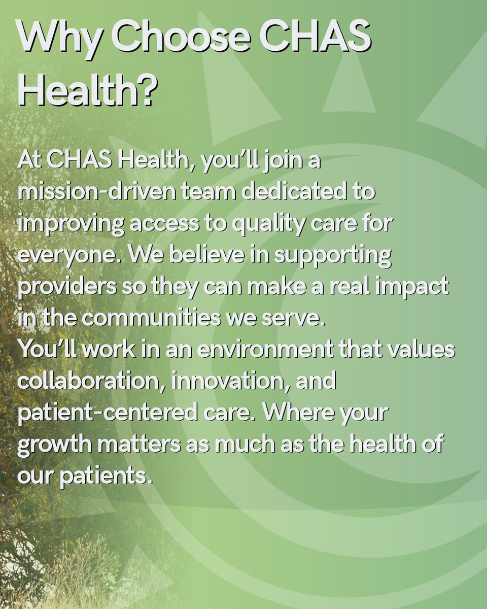 CHAS Health tweet media