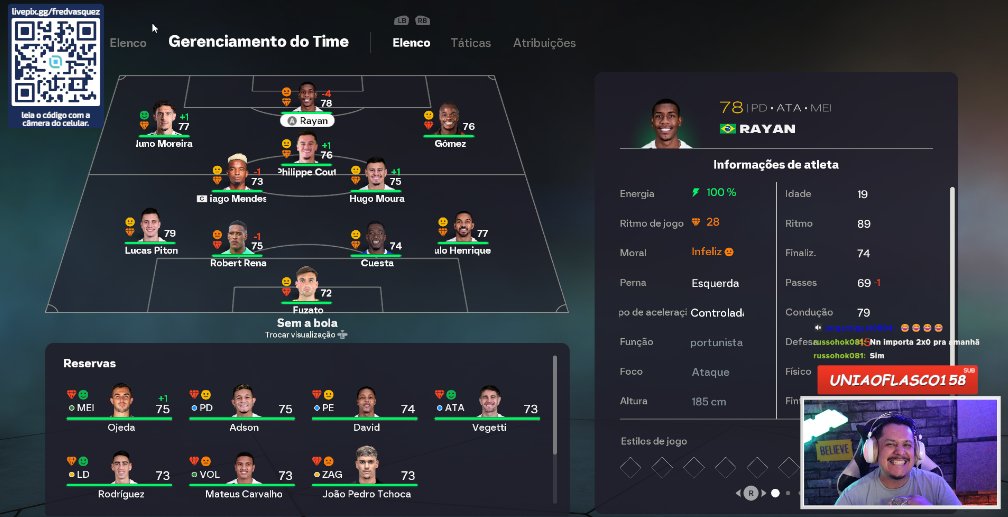 Reconstruindo o VASCO! bora contratar estrelas nessa temporada!

twitch.tv/fred_vasquez