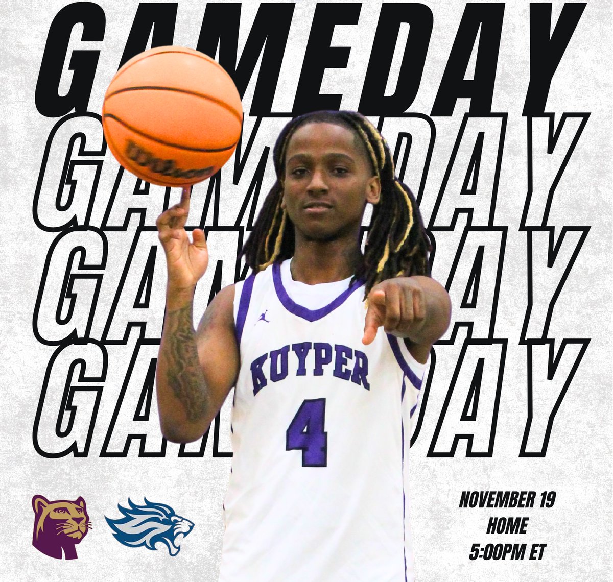 Another HOME Gameday for JV - Black! 

🆚 Community Christian College JV
📍 Boonstra Gymnasium
⏰ 5:00pm ET
📺 youtube.com/@KuyperCollege…

#GoCougars