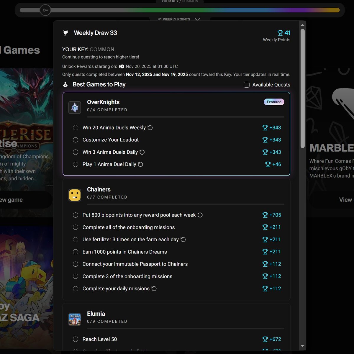 EricaIsCoded's tweet image. 4. Quests
Earn gems by completing quests!
Pro tip: Complete featured quests first for more points.
