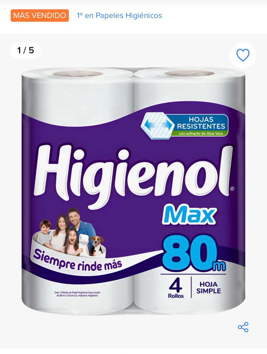 clarincom's tweet image. PAPEL HIGIÉNICO, LO MÁS VENDIDO DE CYBERMONDAY

En cantidad de unidades, el papel higiénico ocupó el puesto número en ventas de Mercado Libre, seguido por un tratamiento de pelo de L’Oreal y rollos de cocina.