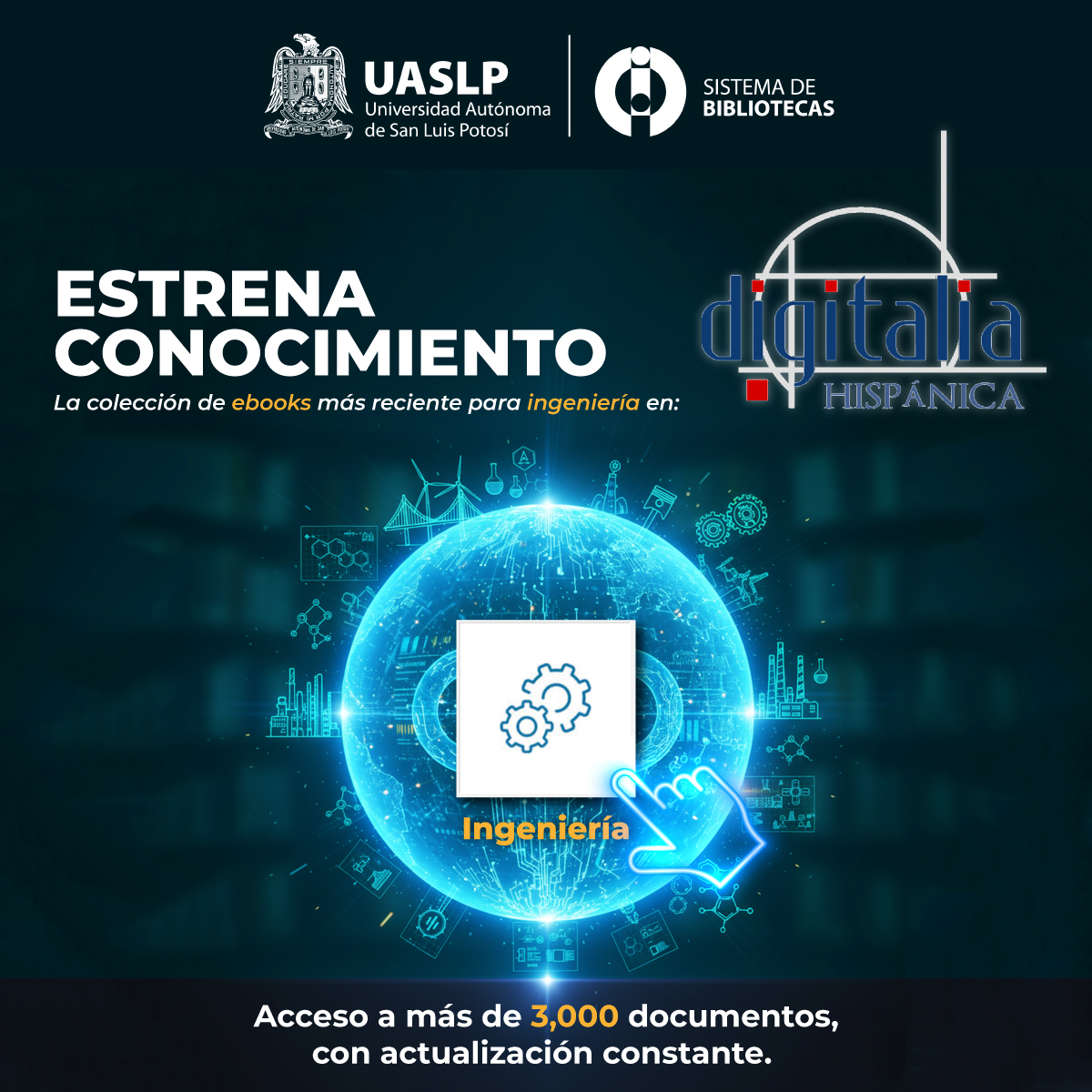 Sisbib_UASLP's tweet image. 📚¡Recuerda que contamos con Digitalia Hispánica!
Accede a más de 3,000 documentos digitales con actualización constante.

#UASLP #Sisbib #DigitaliaHispánica #RecursosDigitales #Bibliotecas