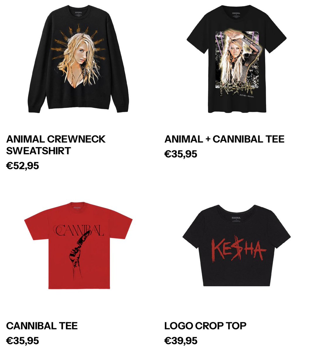 🚨 ¡Ya disponible “ANIMAL + CANNIBAL (15TH ANNIVERSARY)” en
cd, vinilo y nuevo merchandising en la tienda de Kesha.

🔗: kesha.store