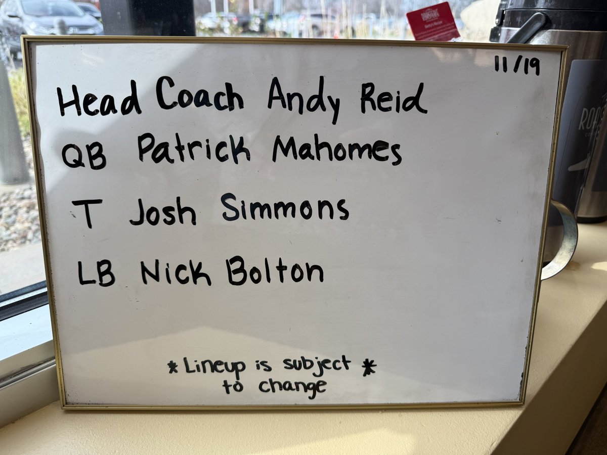 We’re scheduled to hear from #Chiefs LT Josh Simmons today. Pressers start at 11:45. 

<a href="/KCTV5/">KCTV5 News</a>