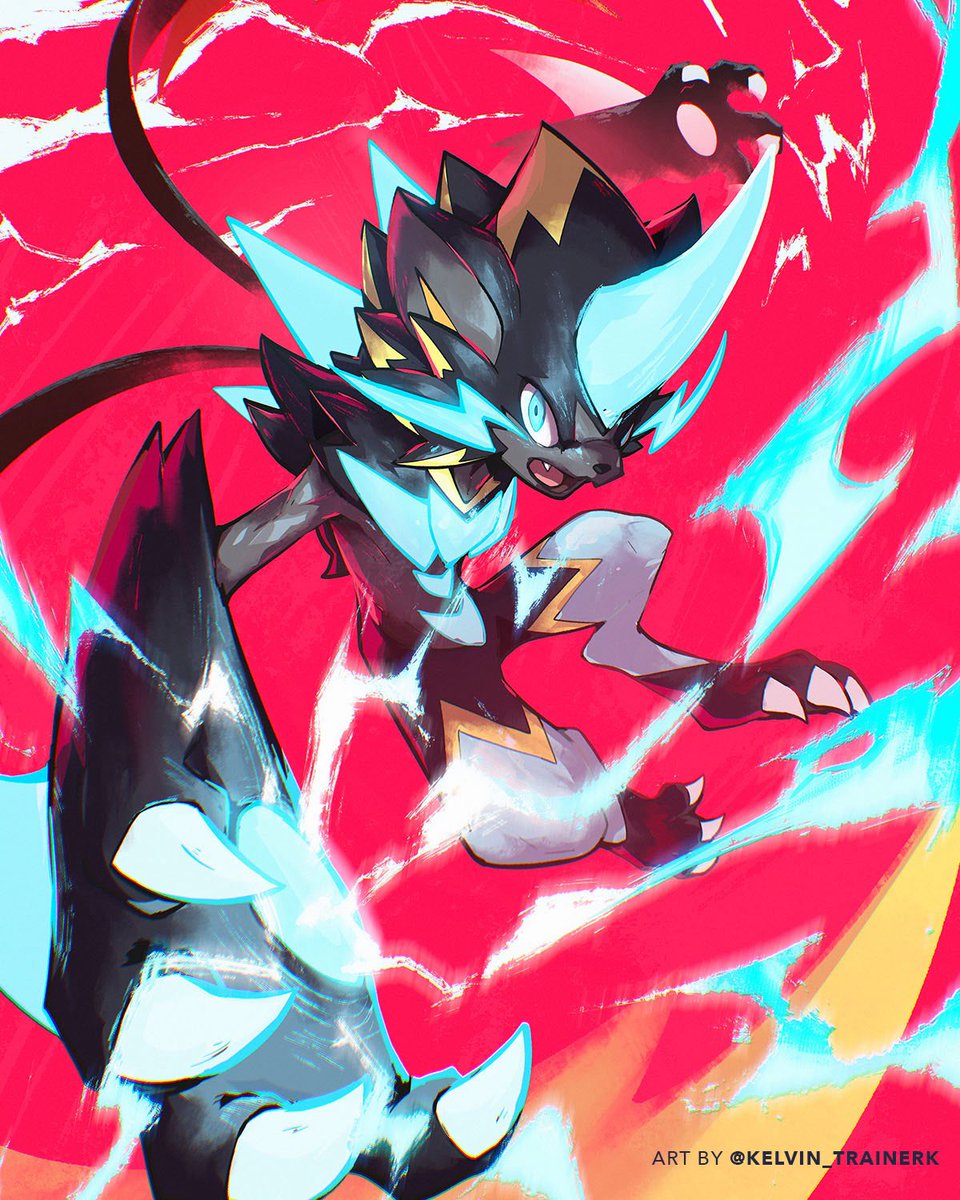 Mega Zeraora is sickk! ⚡️⚡️

Thoughts on this new Mega?
#Pokemon #PokemonArt