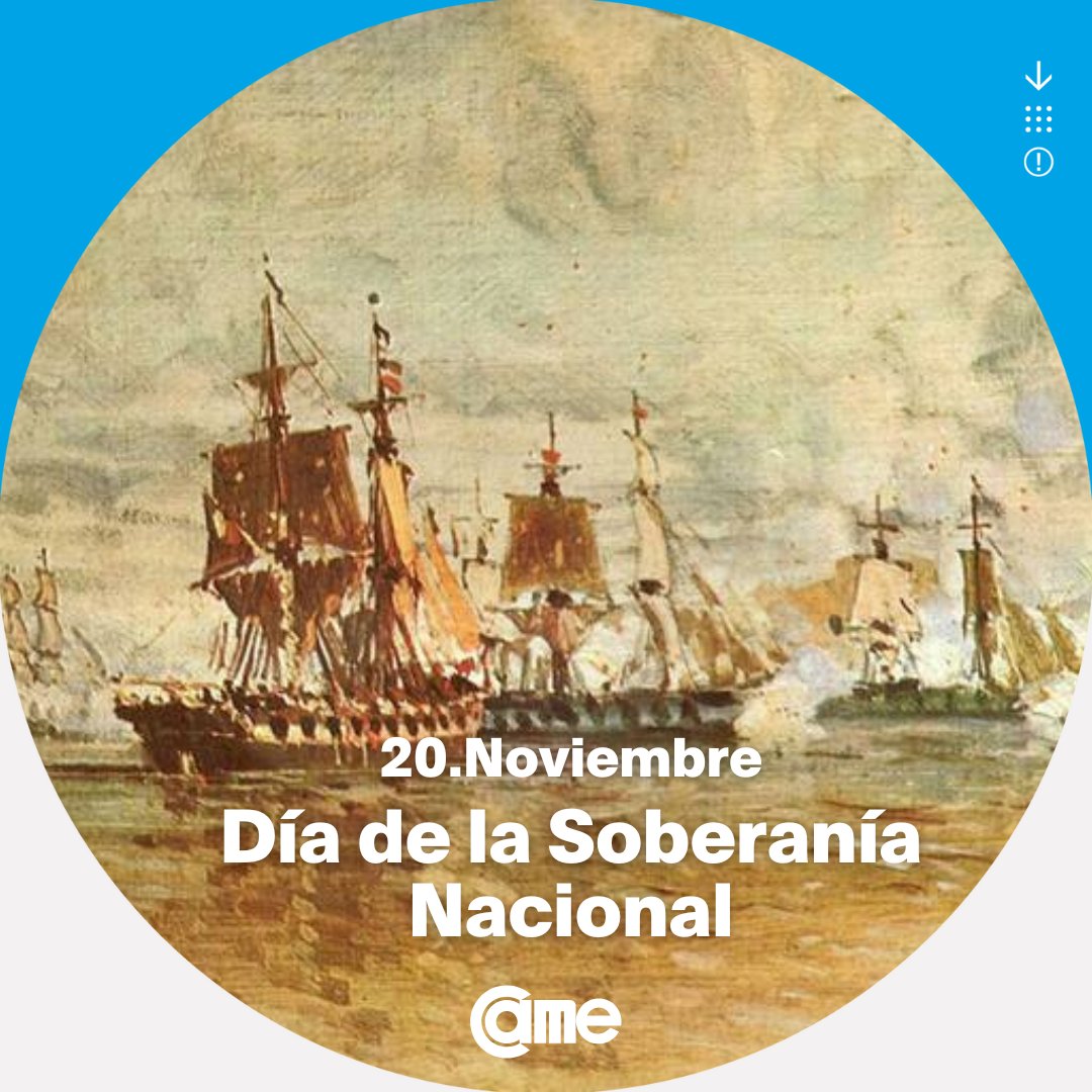 🇦🇷  Día de la Soberanía Nacional

Hoy recordamos la valentía de quienes defendieron nuestra tierra en la Vuelta de Obligado, y con ella, el derecho irrenunciable a decidir sobre nuestro propio destino.

Esa misma fuerza es la que hoy impulsa a cada pyme y a cada emprendimiento