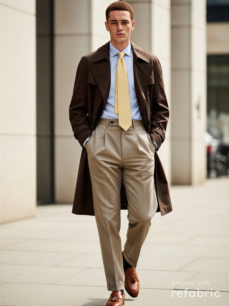 RefabricAI's tweet image. Neckties are back in the spotlight. From paisley patterns to punchy stripes, this season’s street style proves the necktie’s comeback is anything but corporate 👔

#refabric #refabricai #fashionai #aidesign