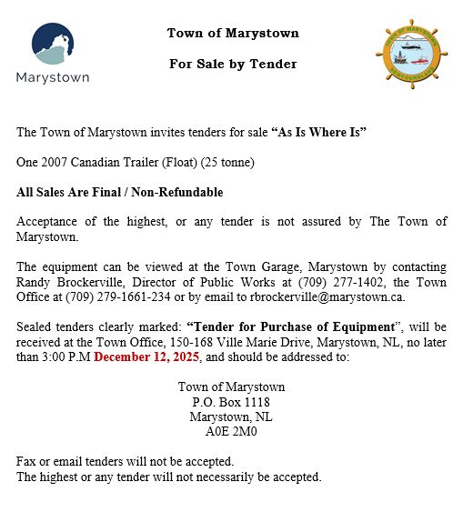 Town of Marystown (@townofmarystown) on Twitter photo 