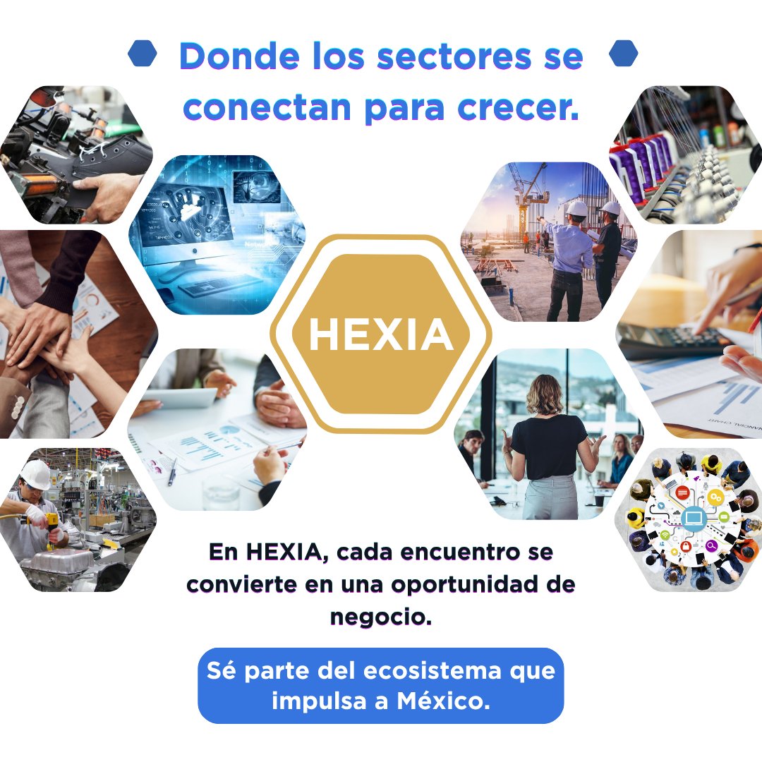 🤝🌐Donde los sectores se conectan para crecer.
Todos nuestros sectores —industria, tecnología, construcción, alimentos, moda y más— colaboran para impulsar proyectos innovadores y generar oportunidades que transforman organizaciones. 🚀✨
#HEXIA #EcosistemaEmpresarial