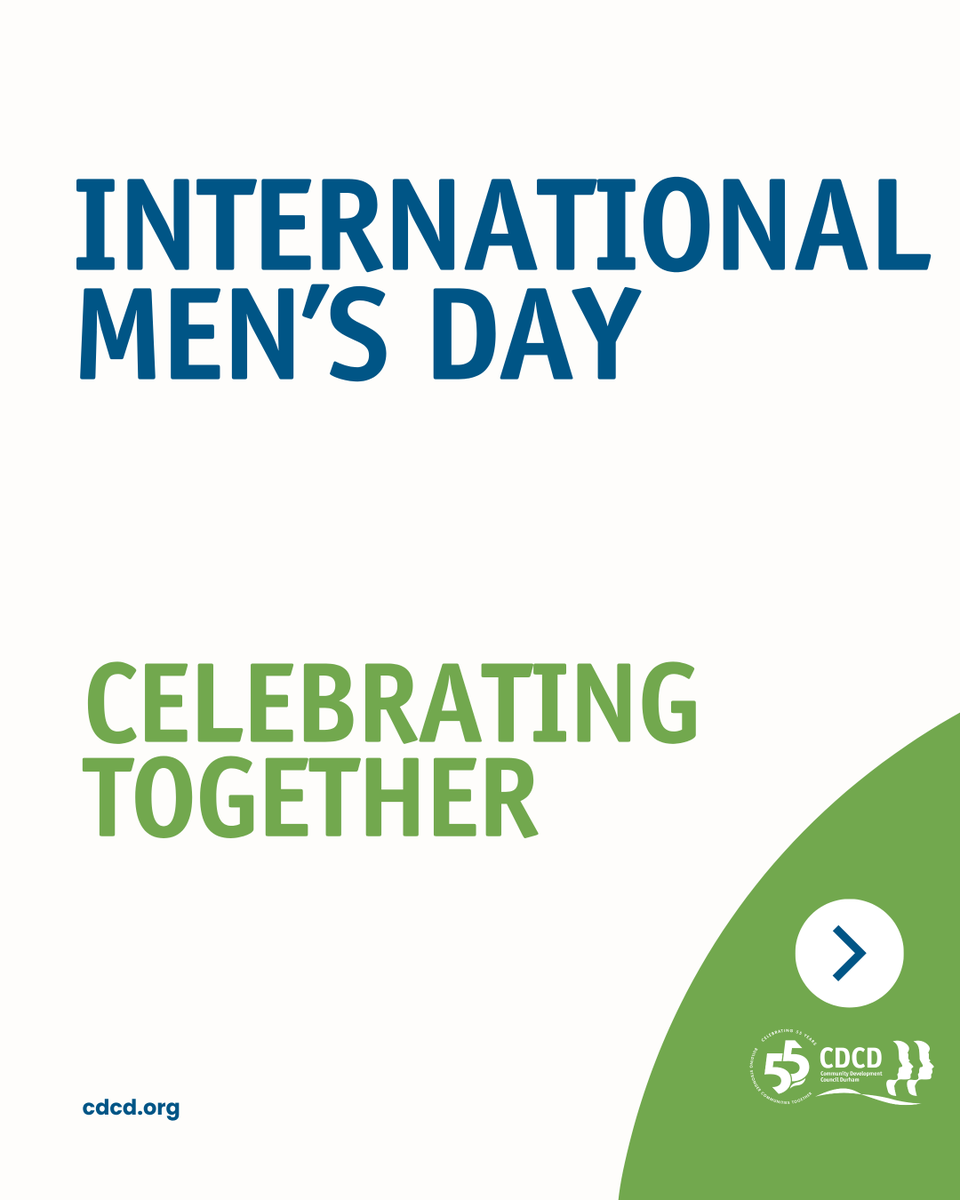 CDCDurham's tweet image. Happy International Men’s Day!

Today, we celebrate the men who lead with kindness, uplift others, and continue to grow in strength and compassion. Thank you for all the ways you make a positive impact in our families and communities.

#InternationalMensDay #CDCD