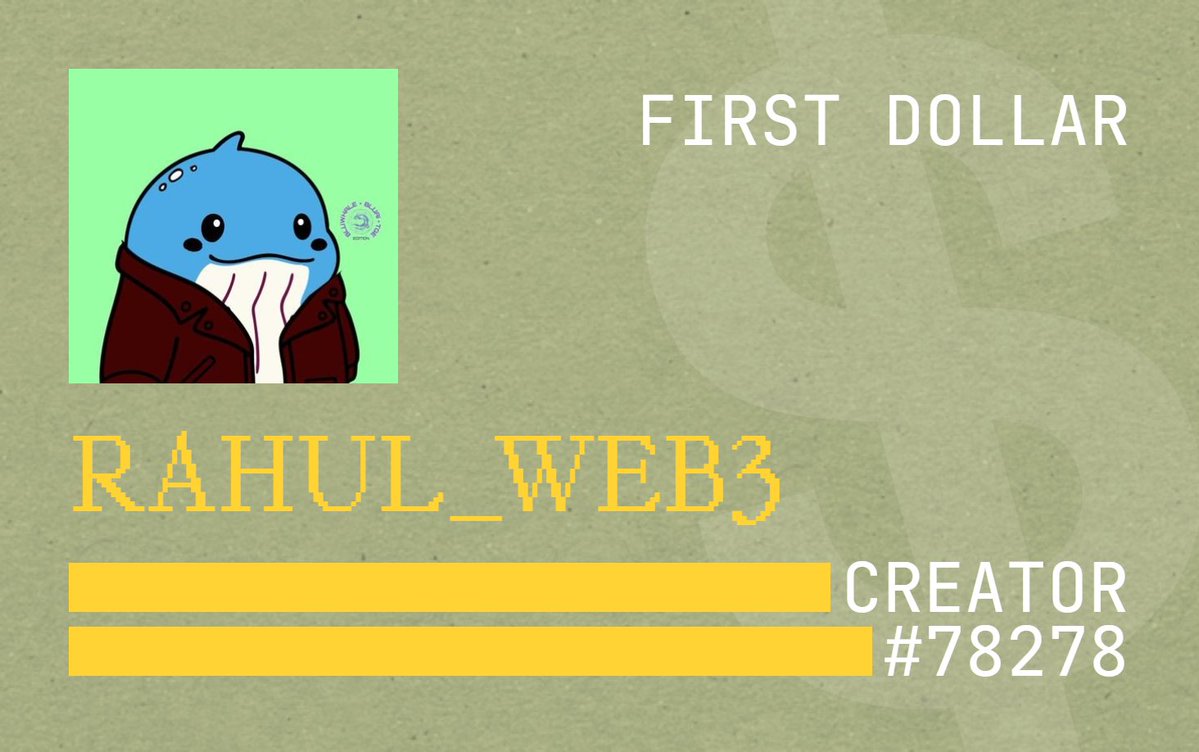 xrahulweb3's tweet image. I will help you @earnfirstdollar on @base

Want in?

firstdollar.money/?r=86UADT

[Don&apos;t forget to paste your ID card image here]