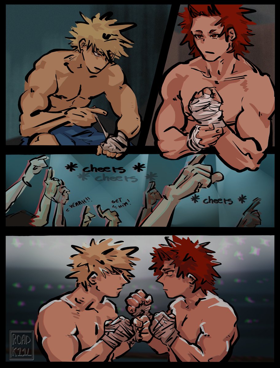 R0adk11l's tweet image. theyre so fucking cool it makes me nauseous
[#krbk as boxers?]