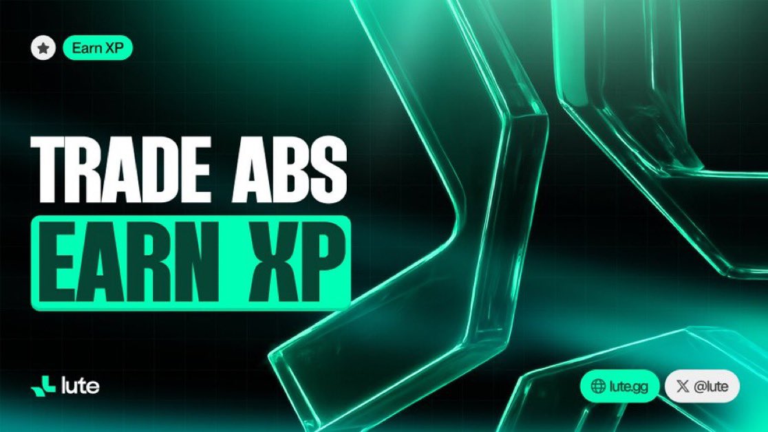 Kingsle1yy's tweet image. GN Frens of Trench 

You can now earn Abstract XP just by trading on @lute 

So every buy and sell actually builds something long term, Just go into settings and add your AGW.
Once that’s linked, your trades start counting automatically.

If you’re not on Lute yet, sign up and…