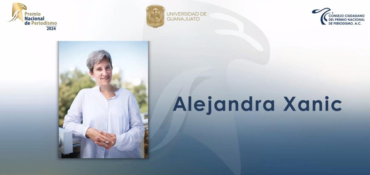 quintoelab's tweet image. 🥳| Estamos muy felices porque Alejandra @Xanic, editora y cofundadora de @quintoelab obtuvo el Premio Nacional de Periodismo en la categoría Trayectoria.

¡Felicidades!