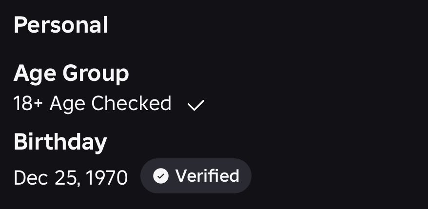 meshthedomdaddy's tweet image. LOL roblox verification is so shit 
literally this update sucks, just fucking moderate ur game better and maybe this wouldn’t happen