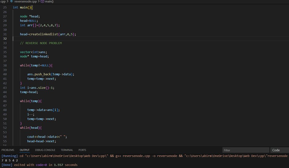 Night_fang_'s tweet image. Day 81 of #DSA &amp;amp; #CPP journey with @rohit_negi9 :
🚀Today&apos;s topics:
🔹 Reverse Linked List 
🔹 Reverse Nodes (Iterative &amp;amp; Recursive) 
🔹 Middle of Linked List 
🔹 Slow &amp;amp; Fast Pointer Concept
#180DaysOfCode #DSA #CPP