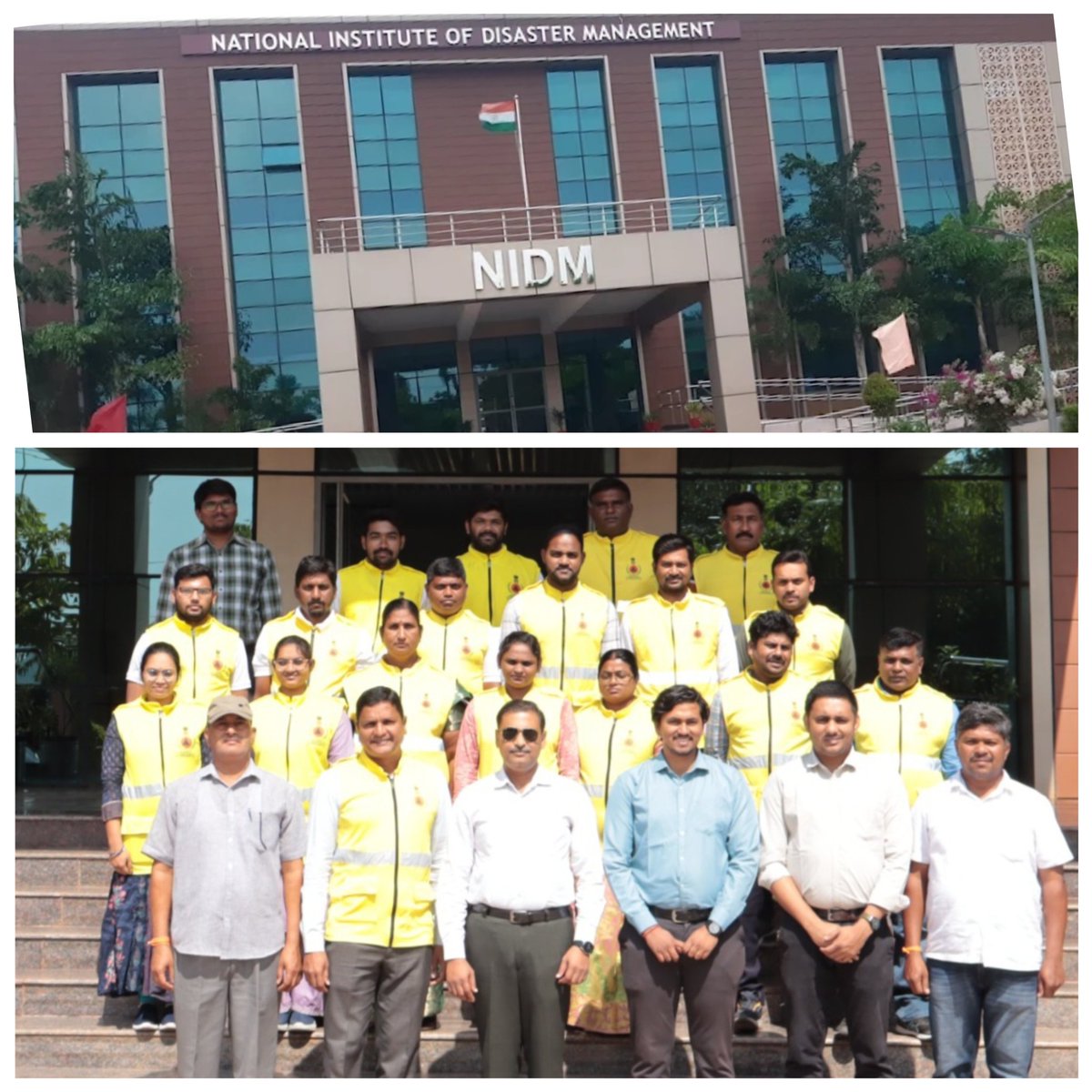 SCRCivilDefence's tweet image. SCR Civil Defence team visited NIDM for an intensive Disaster Management module on 18th Nov Faculty delivered informative session on disaster preparedness and response.The team also had a interaction with the Joint Director, NIDM.@RailMinIndia @SCRailwayIndia @DGFSCDHG @NIDMIndia