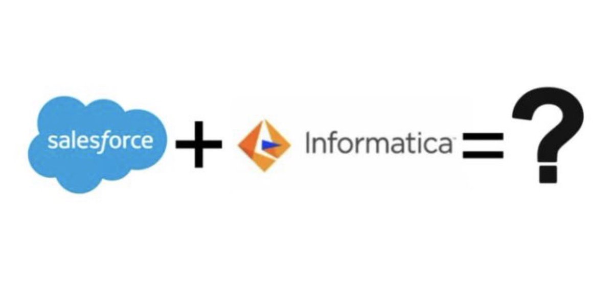ManishYadav0719's tweet image. Salesforce has officially completed its acquisition of Informatica and what does it mean for you in short.

Salesforce can now claim to be the trusted golden record for the entire CRM enterprise — and the foundation for autonomous AI agents /Agentforce/ Agent fabric that actually…
