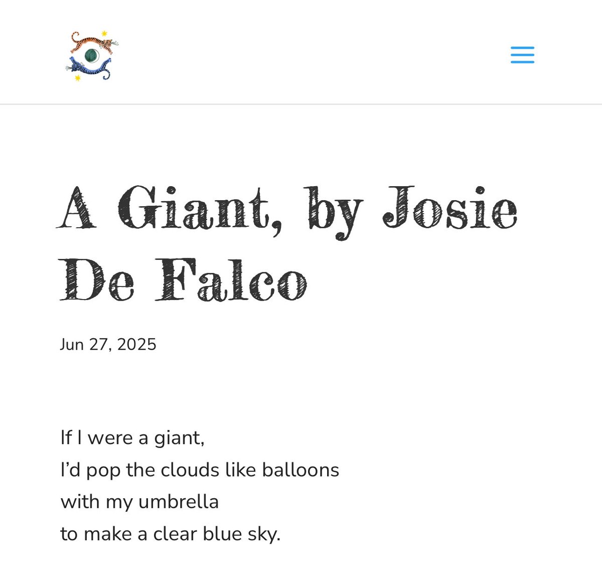 Tyger Tyger Magazine tweet media