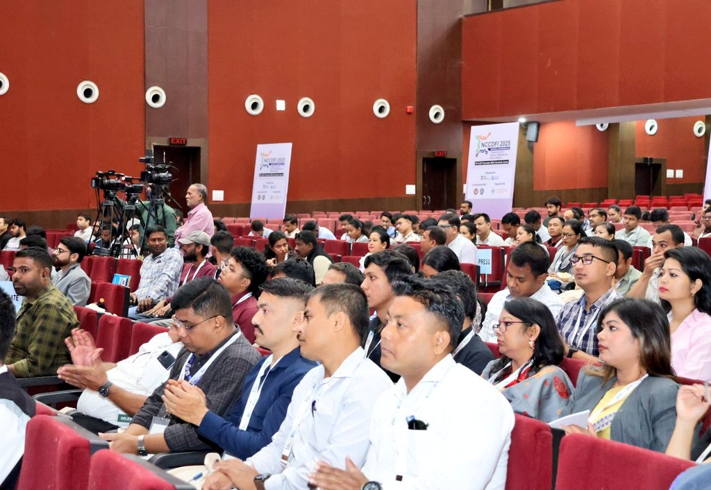 Day 1 of the 2nd Edition of the National Conference on Cyber Security, Digital Forensics &amp; Intelligence (NCCDFI 2025) concluded today at Gauhati University.

Organised by <a href="/KHM_NIELIT/">NIELIT Kohima</a> and NIELIT Guwahati under <a href="/GoI_MeitY/">Ministry of Electronics & IT</a>, in association with <a href="/assampolice/">Assam Police</a> and Gauhati University,