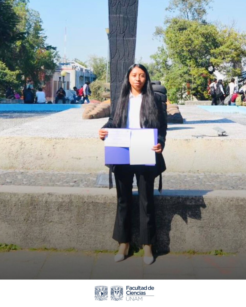 fciencias's tweet image. 🌿 ¡Felicidades a Erika Sofía Galindo Ortiz, nueva egresada de la Licenciatura en Biología! 👏💫

Un logro que refleja esfuerzo, pasión y dedicación.

#OrgulloCiencias #OrgulloUNAM 💛💙