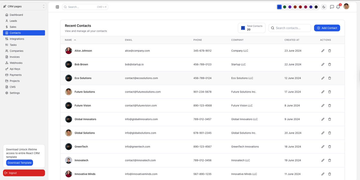 treyvijay's tweet image. The client needs CRM with cool tables and charts
crm-saas-pi.vercel.app