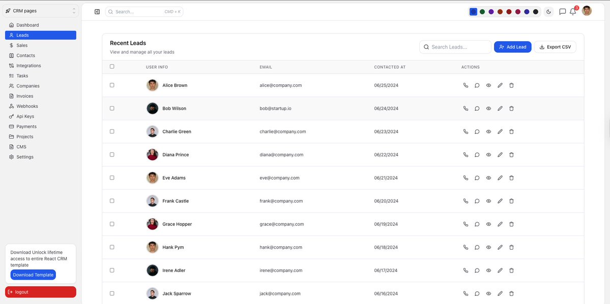 treyvijay's tweet image. The client needs CRM with cool tables and charts
crm-saas-pi.vercel.app