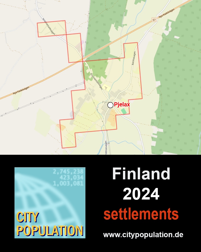 #Finland: end-of-2024 #population estimates are added to #urban areas and  #settlements - citypopulation.de/en/finland/