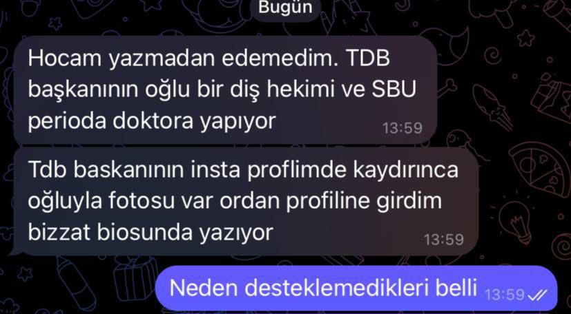 NomadGleam's tweet photo. Hepiniz hesap vereceksiniz biz aylarımızı yıllarımızı ortaya koyarken çocuklarınızı yeğenlerinizi kayırmanızı bu yüzden ses çıkarmamanızı unutmayacağız #DişHekimiCevapİstiyor https://t.co/IVyy8jiteG