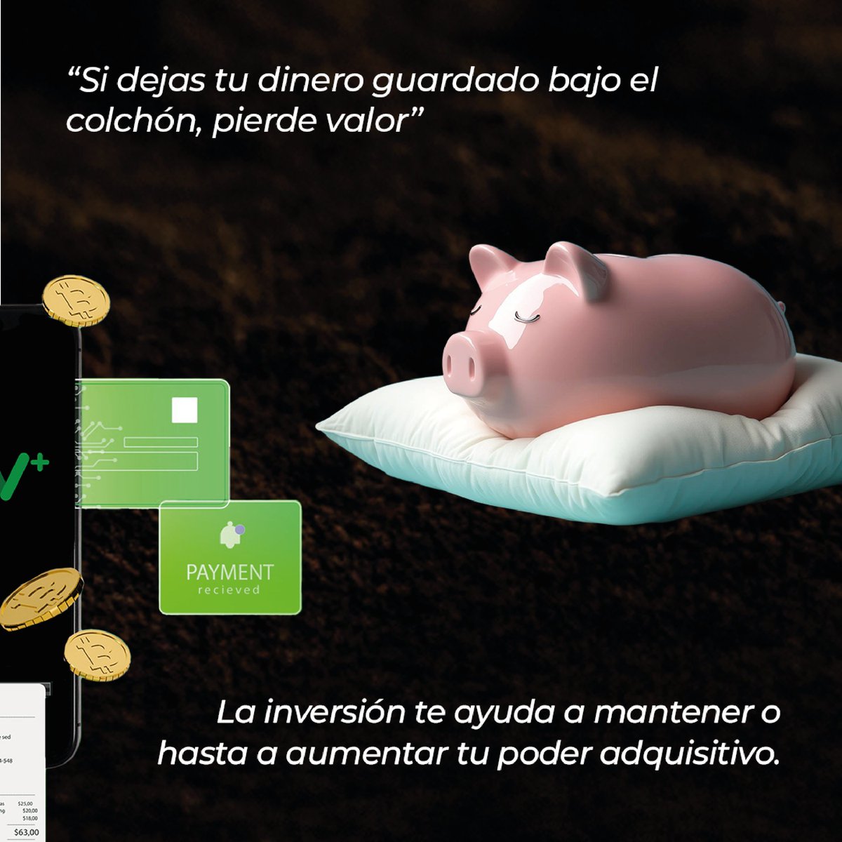 💵 Guardar tu dinero es bueno, pero invertirlo es mucho mejor.​

En tu Caja, puedes hacerlo crecer con opciones seguras y a tu medida. 🌿​

Tu futuro también se construye aquí. 💚​

#CrecemosJuntos