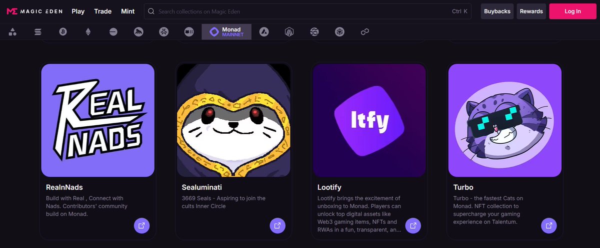 Gmonad Legends! 🏁

⚡️Time to put this in your calendar now.👇

🗓 December 5, 2025
🔥 7,777 Turbo NFTs
🪄 Launch on <a href="/MEonMonad/">Magic Eden on Monad</a> 

Be ready to join the racing team and supercharge your gaming experience on Talentum. ⚡️

magiceden.io/monad