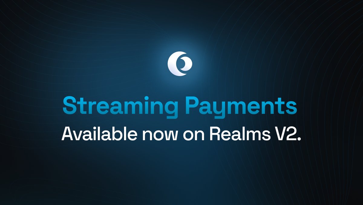 使用 Realms streaming payments 的好处