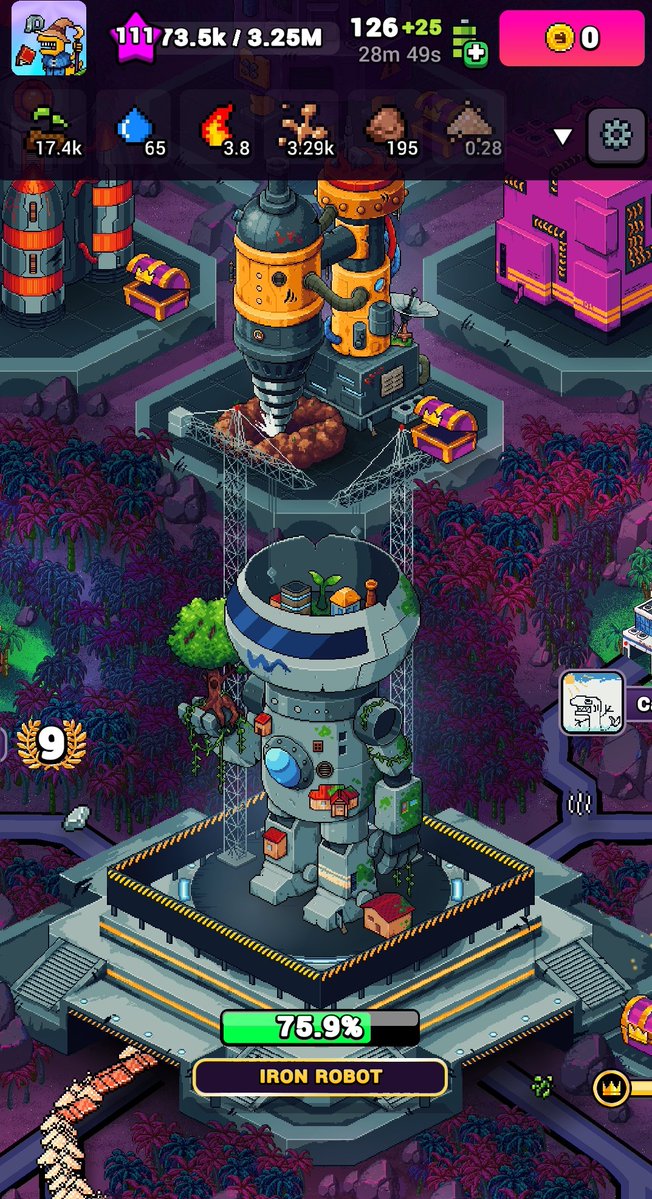 IRON ROBOT is here and it's almost at its peak
The dinosaurs are working at 100%.🦖🦖🦖🦖🦖🦖

<a href="/AngryDynomites/">Angry Dynomites Lab 🦖</a> 
<a href="/Kind_HQ/">KIND</a> 
<a href="/Ronin_Network/">Ronin</a> 
#RoninCreator  
#KindCreator