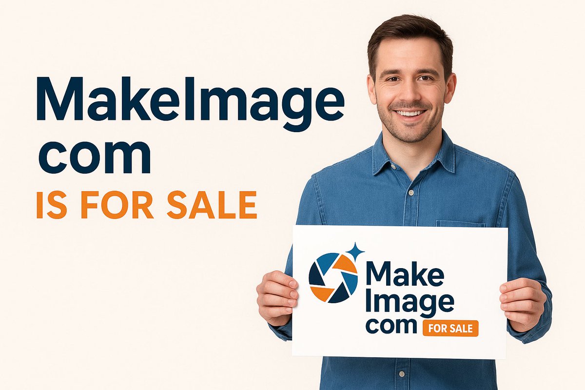zurcnet's tweet image. 🔥 Premium Domain For Sale: MakeImage.com 🔥

A powerful, brandable name perfect for AI imaging, photo apps, creative tools, or any visual-content platform.

If you’re building in AI, graphics, or digital creation—this is the name you want.

📩 Inquiries welcome. Secure…