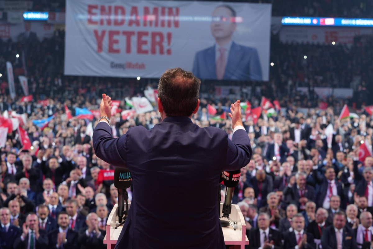 1. Olağan Kongre 45.658 kişi ✅

2. Olağan Kongre 65.941 kişi ✅

3. Olağan Kongre 102.734 kişi ✅

4. Olağan Kongre 200.000 kişi ⏳