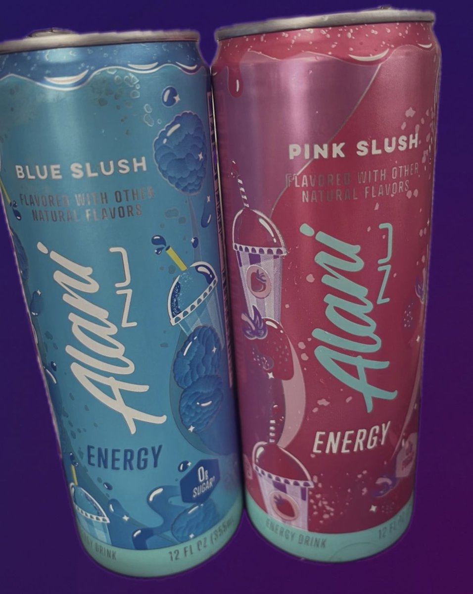 bexxieb00's tweet image. blue and pink alani for bf and me😛
200mg of caffeine pink is 5 cals blue is 10