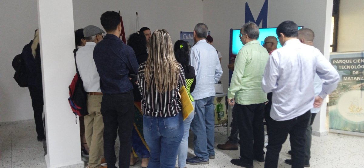 EtecsaMatanzas's tweet photo. Participa ETECSA_Cuba Matanzas en el 5to Aniversario del Parque Científico Tecnológico de Matanzas con una muestra expositiva de los diferentes productos y servicios comercializados por la Empresa.
#EtecsaConCuba 
#MatancerosEnVictoria 
#TransformaciónDigital https://t.co/tJisxcq1Zn