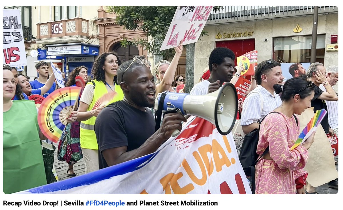 cs_ffd's tweet image. Recap video drop! 🎥🔥 Sevilla #FfD4People Street Mobilization!
On June 29, 2025, thousands hit the streets to demand Global Economic Justice during #FfD4.

👇 Watch the recap!
youtube.com/watch?v=6J7BHB…