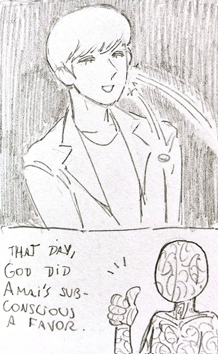 (repost bcs flopped) (Read from right to left) Amaigod comic i made last night