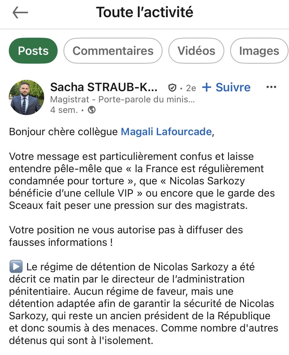 Il est en effet inacceptable que des magistrats soient menacés. 

Pour ce qui est de « l’action résolue du Ministère de la Justice pour (les) protéger », compte-tenu de vos attaques ad hominem récentes <a href="/Porte_parole_MJ/">Porte-parole du ministère de la Justice</a> , on a comme un petit doute.